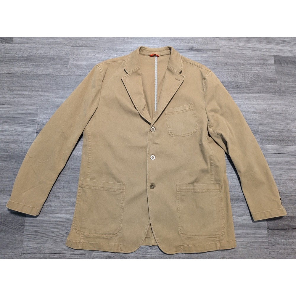 The Territory Ahead Men's Tan Stretch‎ Unstructured Sports Coat Size XL 48L